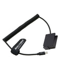 Alvin's Cables DMW-DCC8 Dummy Battery to PD USB-C Coiled Power Cable Replace DMW-BLC12 Power Adapter for Panasonic Lumix DMC-G5 G6 G7 GX8 G80 G81 G85 GH2 DMC-FZ200 FZ300 FZ1000 FZ2000 FZ2500 Cameras