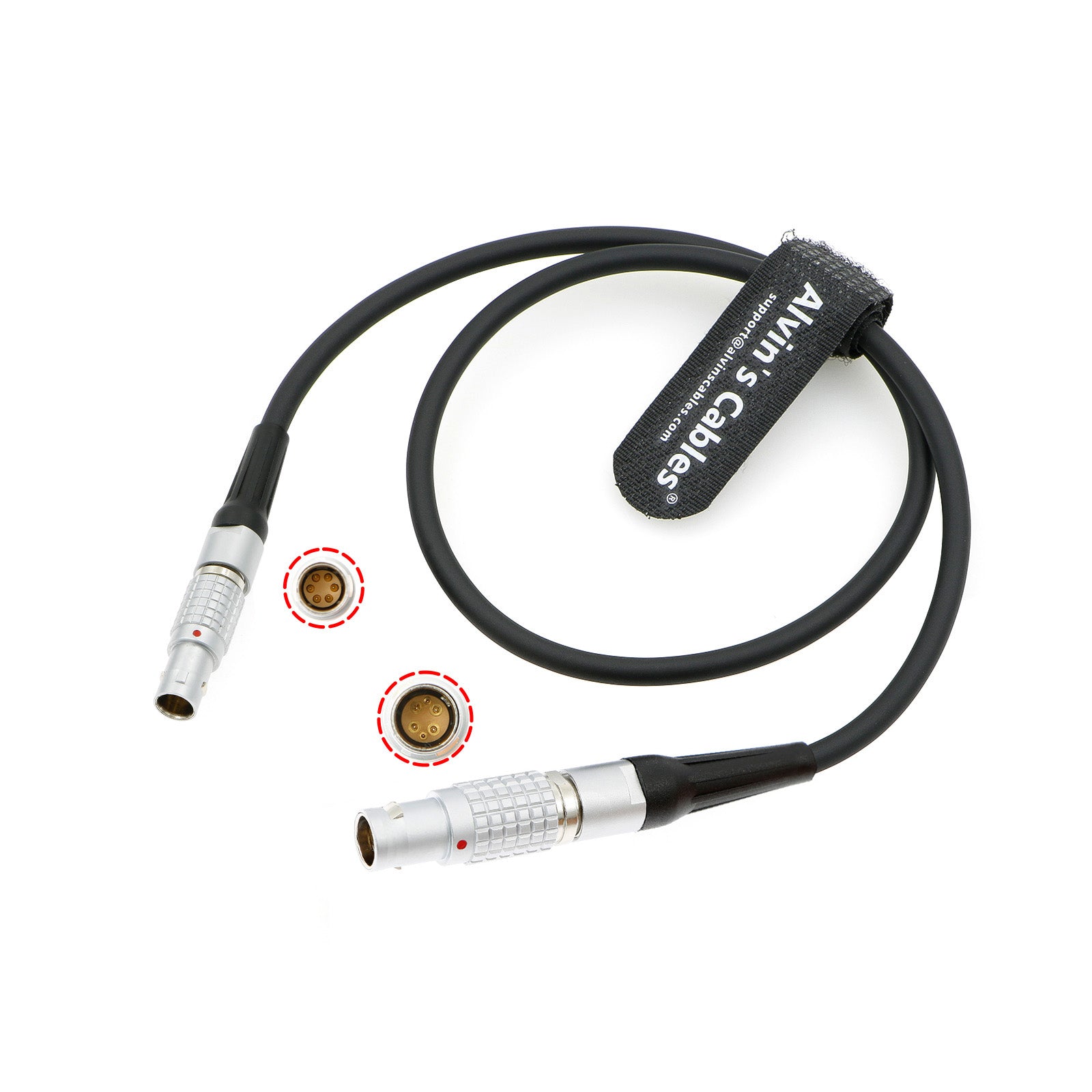 Alvin&#39;s Cables Control Cable for DJI Ronin Tethered Control Handle to RS2 RS3 RS4 Pro Expansion Base Kit, 6 Pin to 6 Pin Remote Control Cable