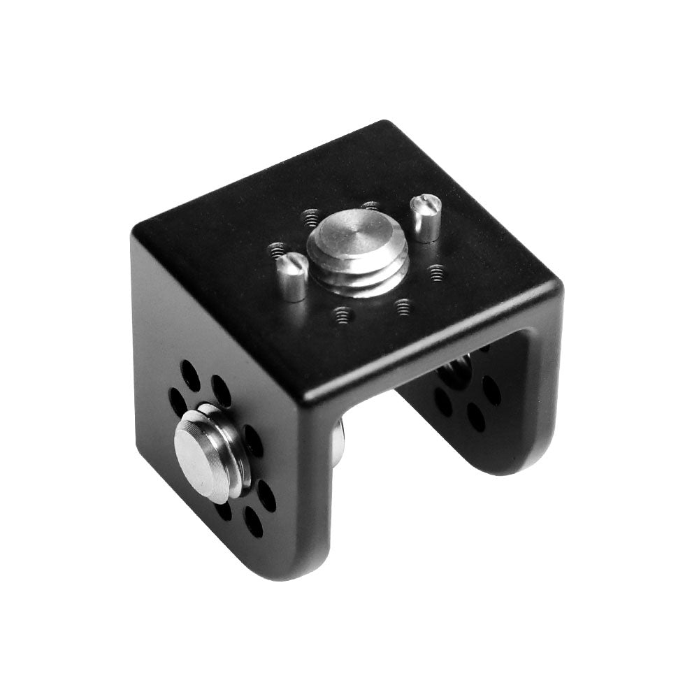 Alvin&#39;s Cables Extension Side Mounting Block with 3/8” Threads, 3-Port Square Mount for ARRI for Sony RED Camera Wireless Receiver-A0125