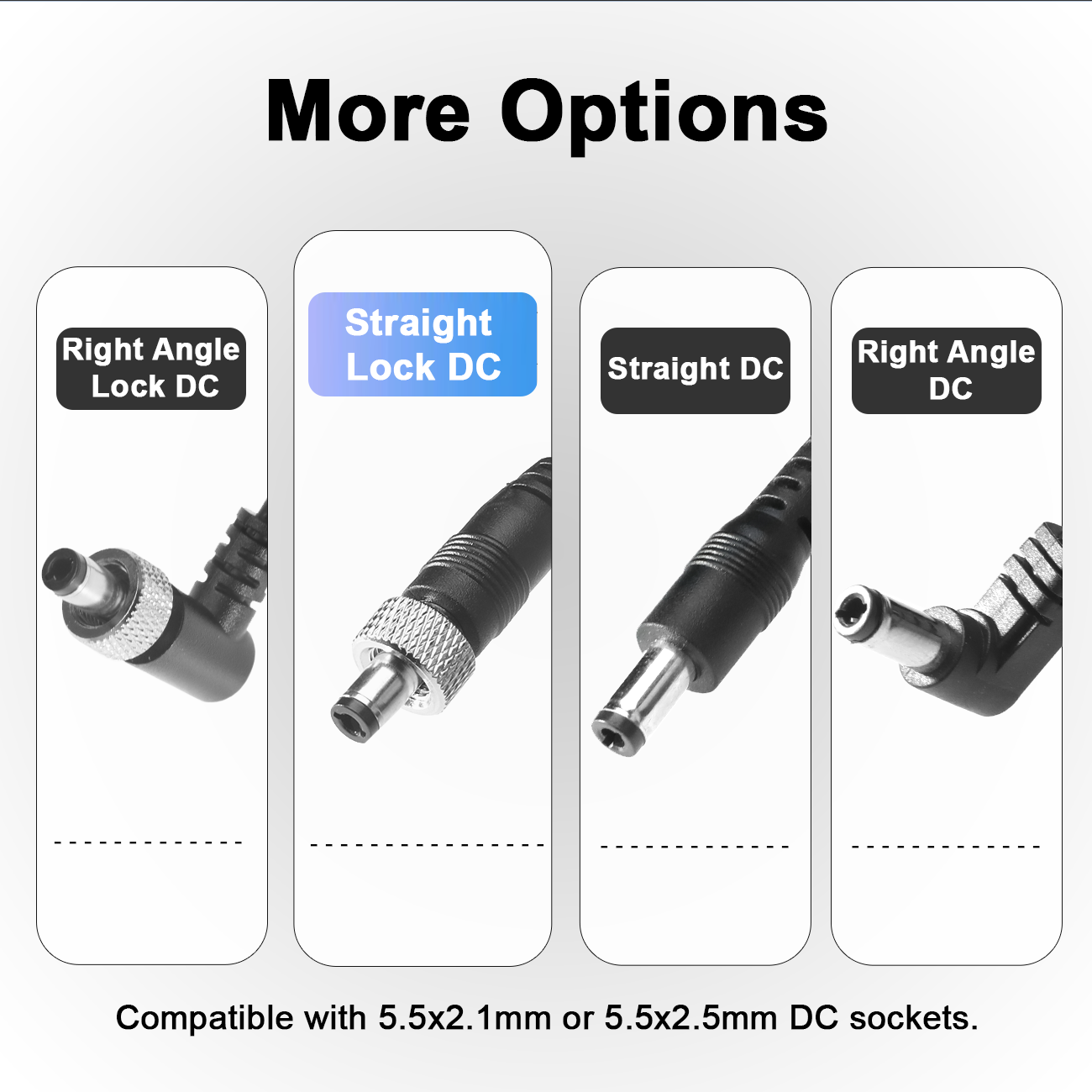 Alvin's Cables D Tap to Lock DC Video Devices PIX-E7 7 Touchscreen Display Power Cable