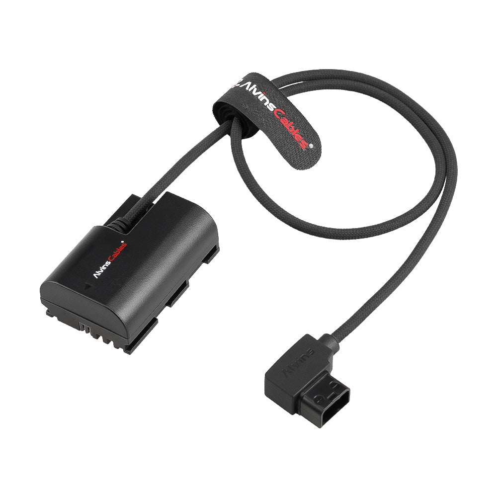 Alvin's Cables LP-E6PNH Dummy Battery to D-Tap Braided Power Cable, 60CM