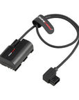 Alvin's Cables LP-E6PNH Dummy Battery to D-Tap Braided Power Cable, 60CM