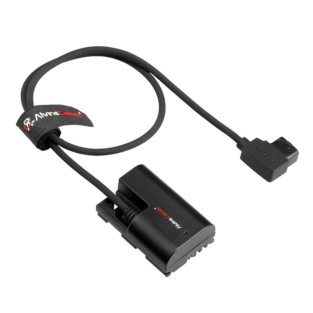 Alvin's Cables LP-E6P Dummy Battery to D-Tap Braided Power Cable, 60CM