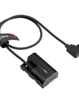 Alvin's Cables LP-E6P Dummy Battery to D-Tap Braided Power Cable, 60CM
