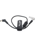 Alvin's Cables 2 Pin Reverse Right Angle to DC Right Angle Cable for Teradek Bolt 1000 Transmitter and Sidekick 2 Recievers