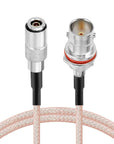 Alvin's Cables BNC Female to DIN 1.0 2.3 Male RG179 Cable 75 Ohm for Blackmagic
