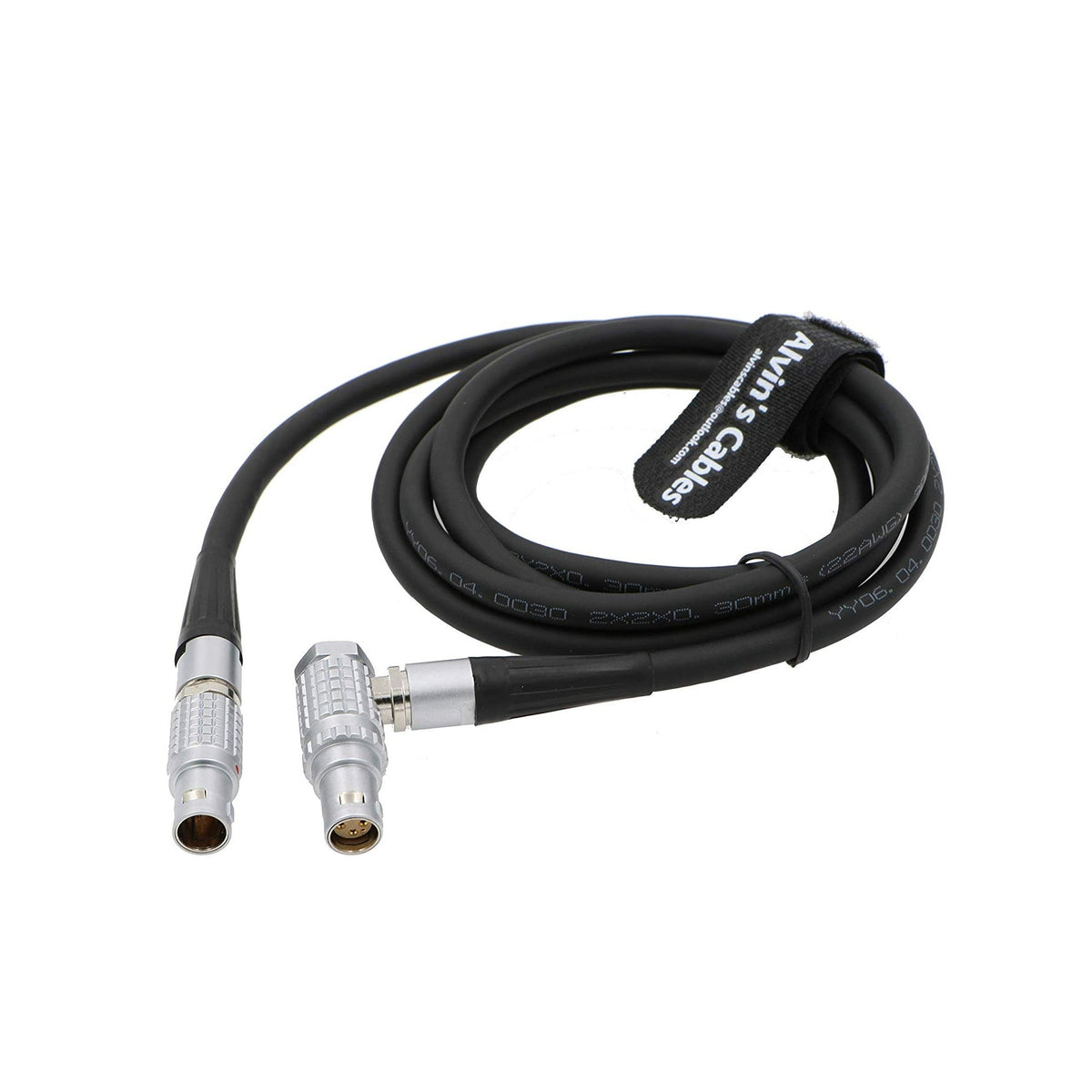 Alvin's Cables Tilta Armor Man 4 Pin Male to 6 Pin Female Right Angle Power Cable for Red Scarlet Epic Helium Weapon