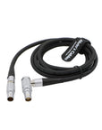 Alvin's Cables Tilta Armor Man 4 Pin Male to 6 Pin Female Right Angle Power Cable for Red Scarlet Epic Helium Weapon