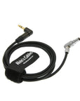 Alvin's Cables Audio Cable for ARRI Alexa Mini Camera 5 Pin Right Angle Male to Right Angle 3.5mm TRS