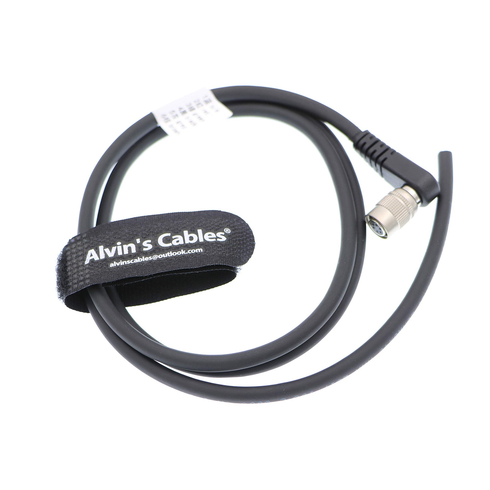 Alvin’s Cables HR10A-7P-6S Hirose 6 Pin Female to Open End Power I/O Cable High Flex Shielded for Sony CCD XC-75, Basler Ace GigE, AVT GigE Industrial Camera 9.8ft/3m