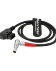Alvin's Cables Zacuto Gratical Eye Viewfinder Power Cable 2 Pin Male Right Angle to D Tap