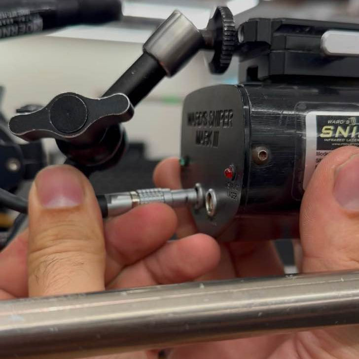 Wards Sniper to ARRI UMC-4 Lcube Serial Cable, Fischer 7-Pin to 4-Pin Data Transfer Cable Compatible with ARRI UMC-4 Lcube LCUB-1 to Wards Sniper MKiii Laser Range Finder, 30cm| 12inches