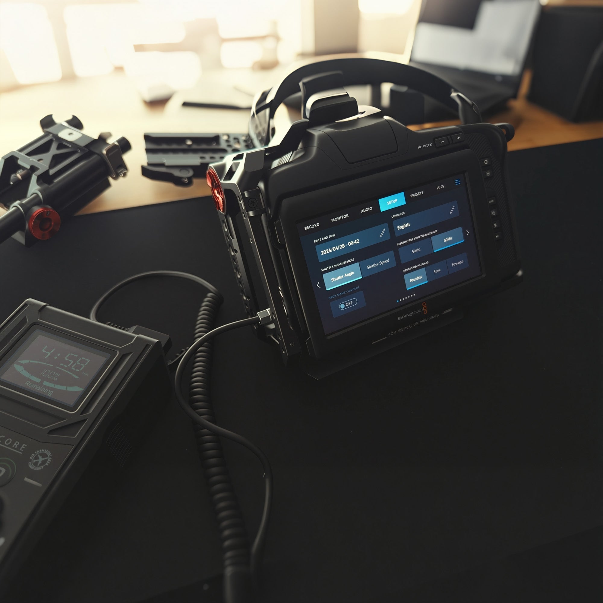 Alvin's Cables Dtap to BMPCC 6K 4K Coiled Power Cable for Blackmagic Pocket Cinema Camera 4K| 6K| pro V Mount Battery, Weipu 2 Pin Female to D Tap