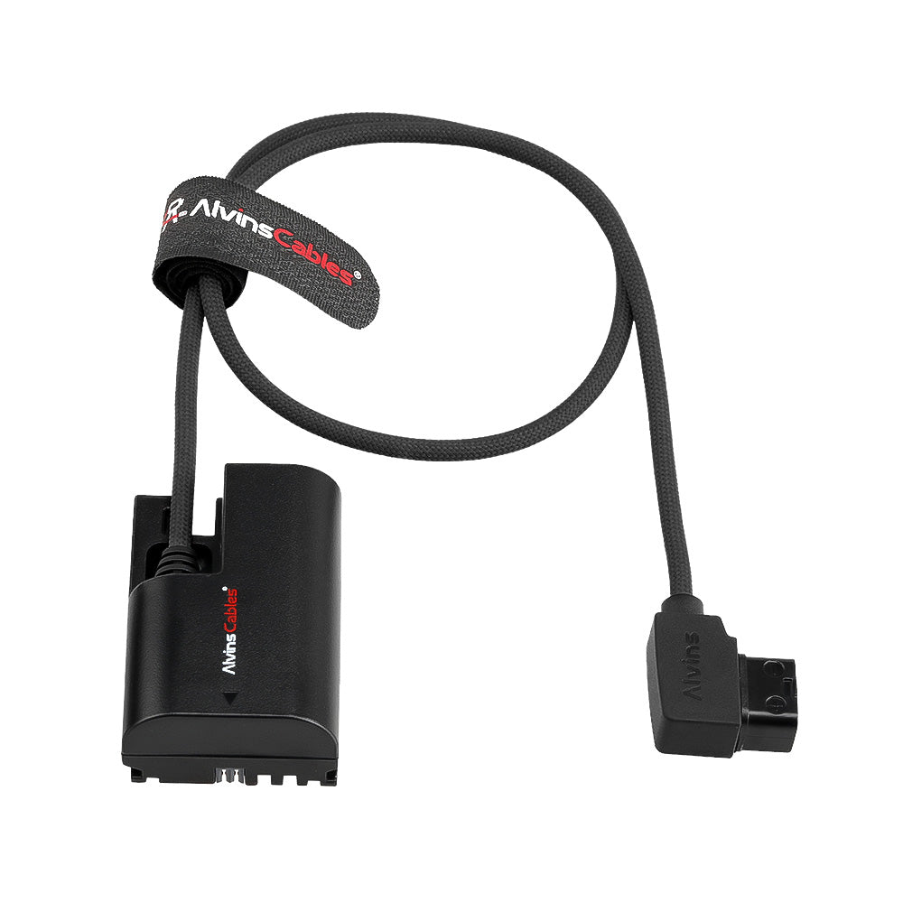 Alvin's Cables LP-E6P Dummy Battery to D-Tap Braided Power Cable, 60CM