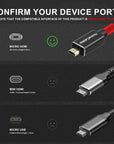 Alvin's Cables 8K 2.1 Micro-HDMI to Full HDMI Braided Coiled-Cable for Atomos-Ninja-V 4K-60P Record 48Gbps for Canon-R5C,R5,R6(18 to 28 Inch)