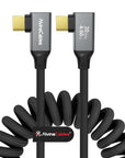Alvin's Cables Coiled USB-C Cable, 20Gbps Data Transfer, 240W, 4K@60Hz