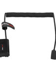 Alvin's Cables NP-FZ100 Dummy Battery to D-TAP Braided Coiled Cable, Black/Red
