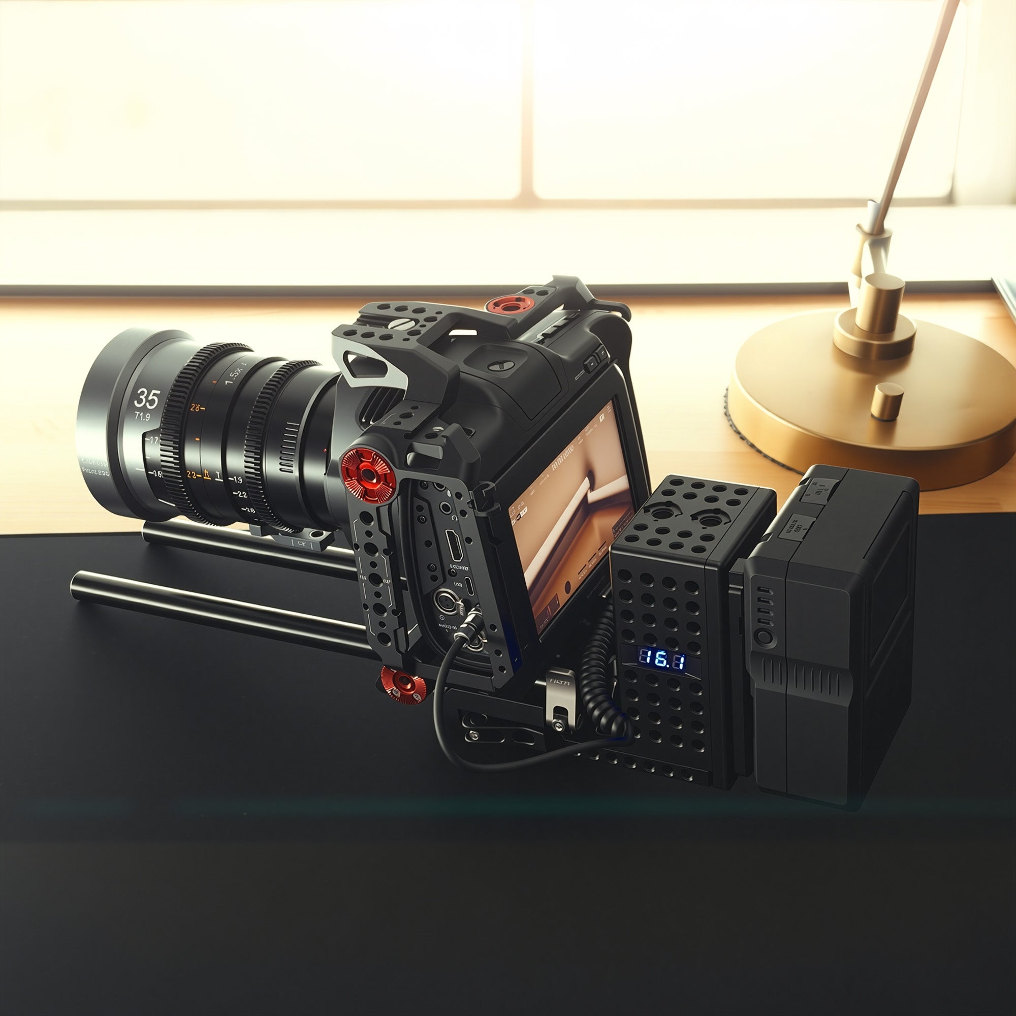 Alvin's Cables Dtap to BMPCC 6K 4K Coiled Power Cable for Blackmagic Pocket Cinema Camera 4K| 6K| pro V Mount Battery, Weipu 2 Pin Female to D Tap