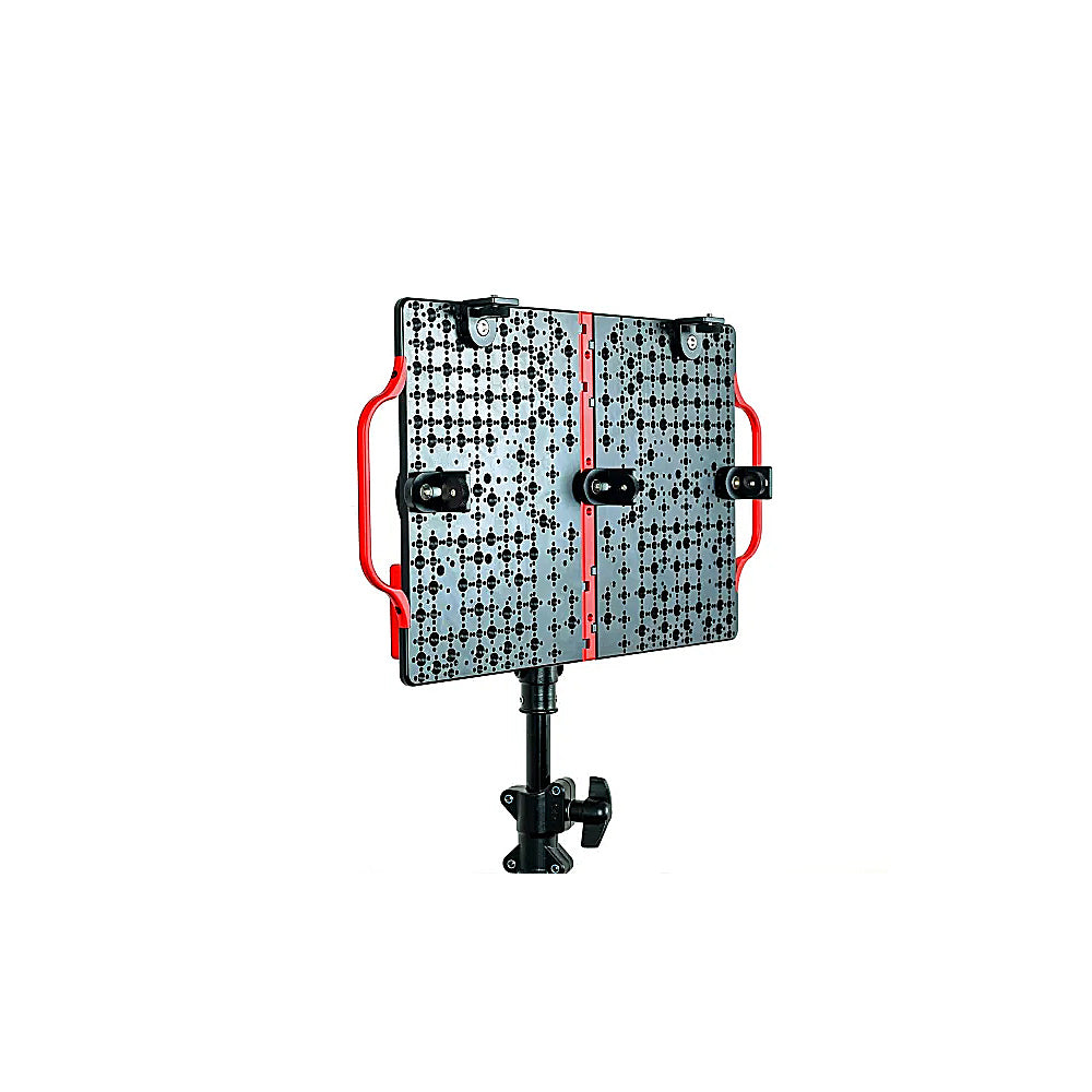 Alvin's Creativity Multifunctional V-Mount Battery Power Distribution Board, Folding Mounting Plate with 1/4"-20 &amp; 3/8"-16 Thread Expansion for Camera Rigs and Monitors