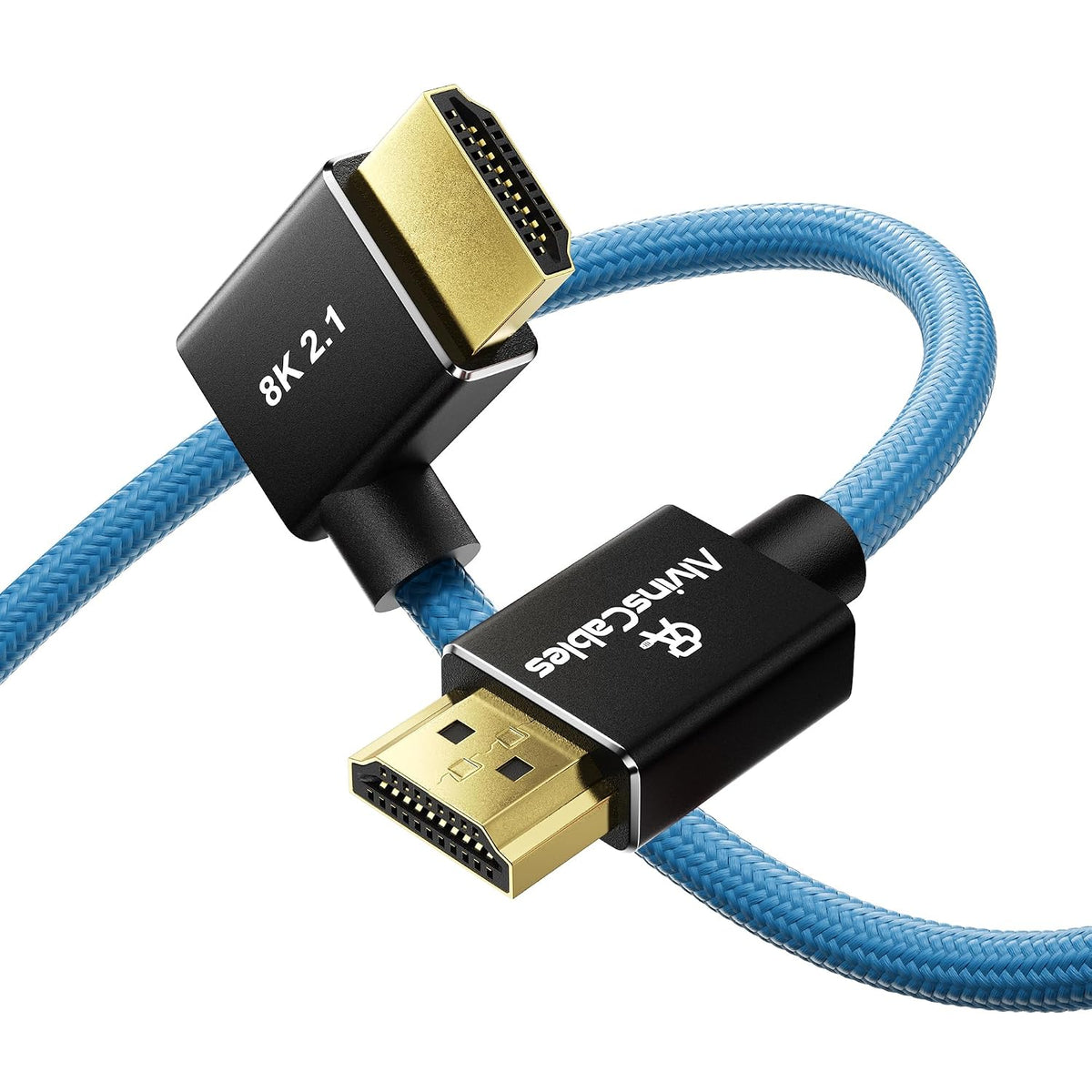 Alvin's Cables 8K Short HDMI 2.1 Cable, 48Gbps Ultra High Speed
