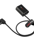 Alvin's Cables NP-FZ100 Dummy Battery to D-TAP Braided Cable, 60cm, Black