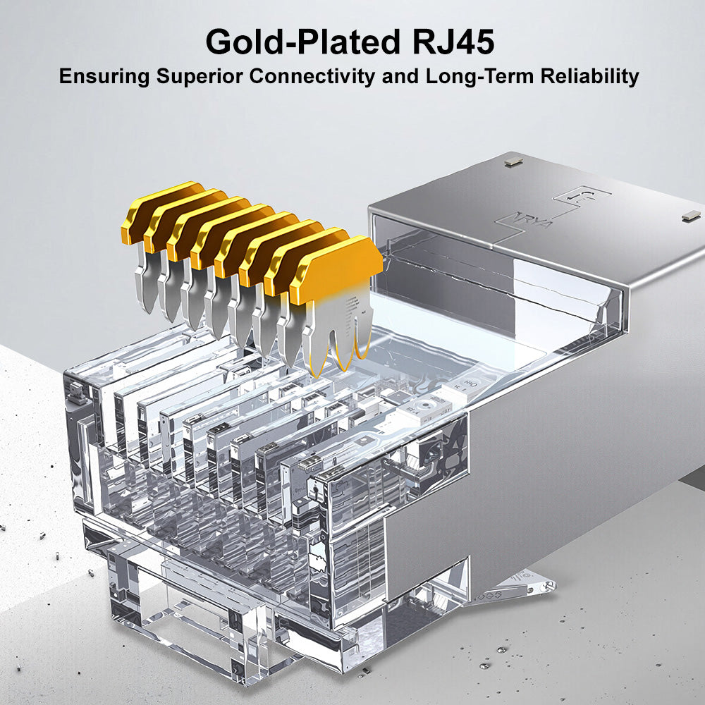 Alvin's Cables M12 X-Code 8 Pin Male to 8 Pin Male Cat6a Cable Shielded for Cognex Basler Industrial Camera, High Flex, Green
