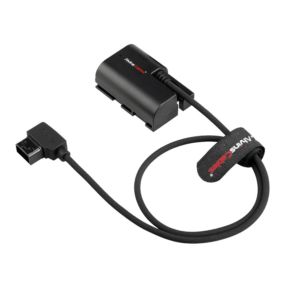 Alvin's Cables LP-E6P Dummy Battery to D-Tap Braided Power Cable, 60CM
