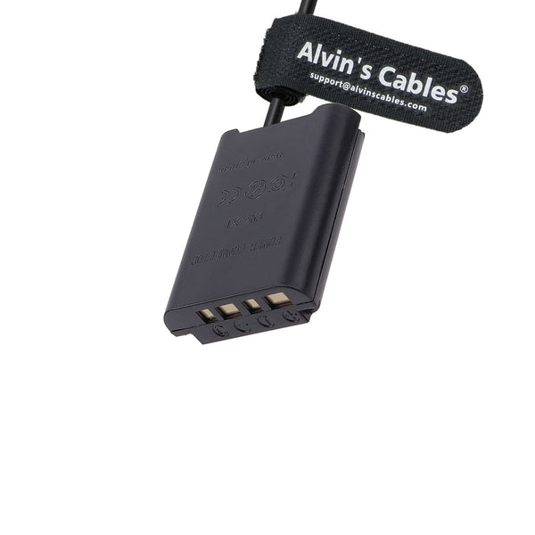 Alvin's Cables NP-BX1 Dummy Battery to PD USB-C Coiled Power Cable for Sony Cybershot ZV-1, DSC-RX1, RX1R, RX100 II III IV V VI VII, M2 M3 M4 M5 M6 M7, HX50 HX90 HX300 WX300 WX350 WX500 Cameras