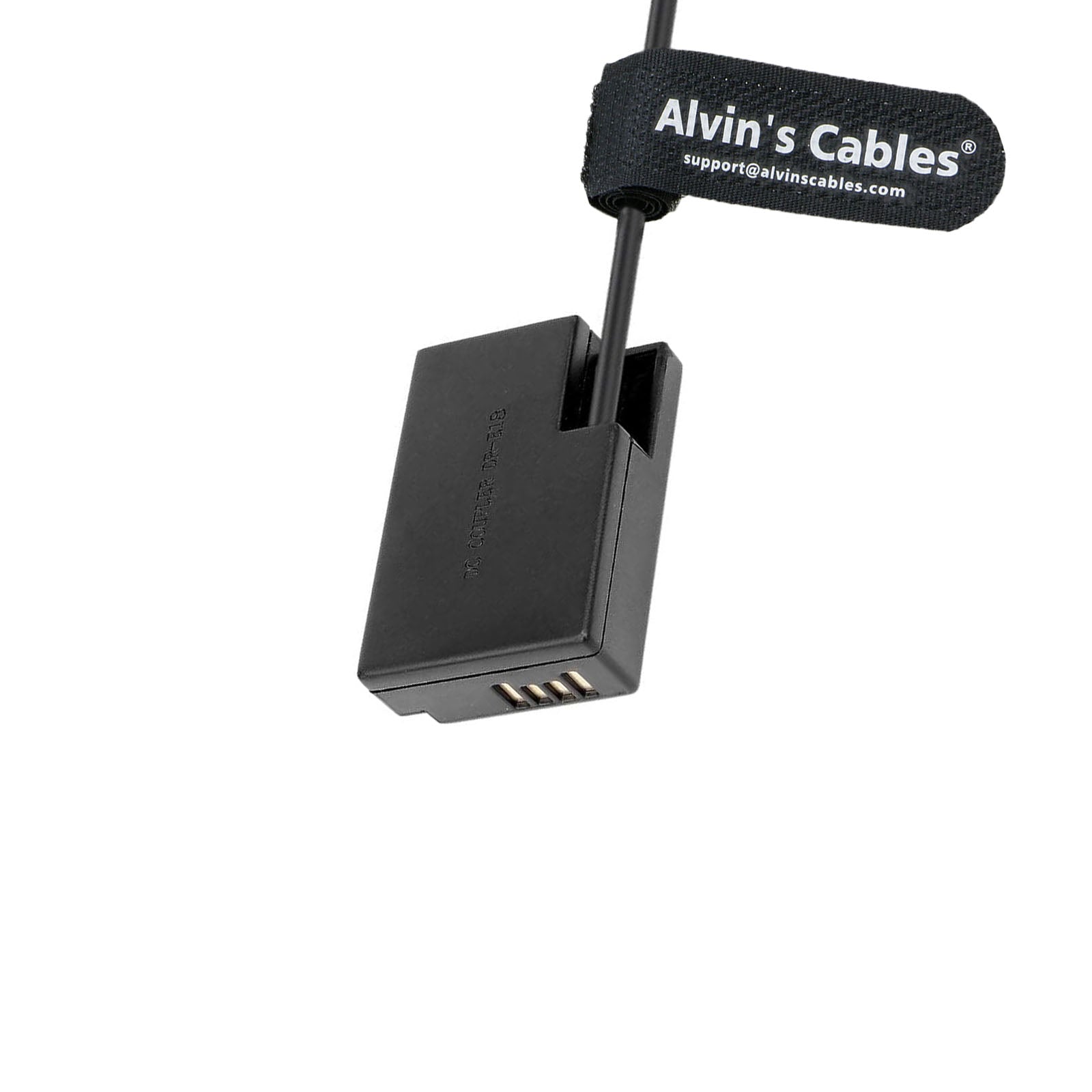 Alvin's Cables LP-E17 Dummy Battery to USB-C PD Power Cable Coiled Power Adapter for Canon EOS R8 R10 RP 200D 750D 760D 800D 77D 9000D Rebel SL2 SL3 T6i T6S T7i T8i Kiss X8i X9i X10 Cameras