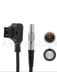 Alvin's Cables D-Tap to 0B 2 Pin Male Power Cable for Teradek SmallHD Z-CAM DJI-Ronin 45cm|18inches