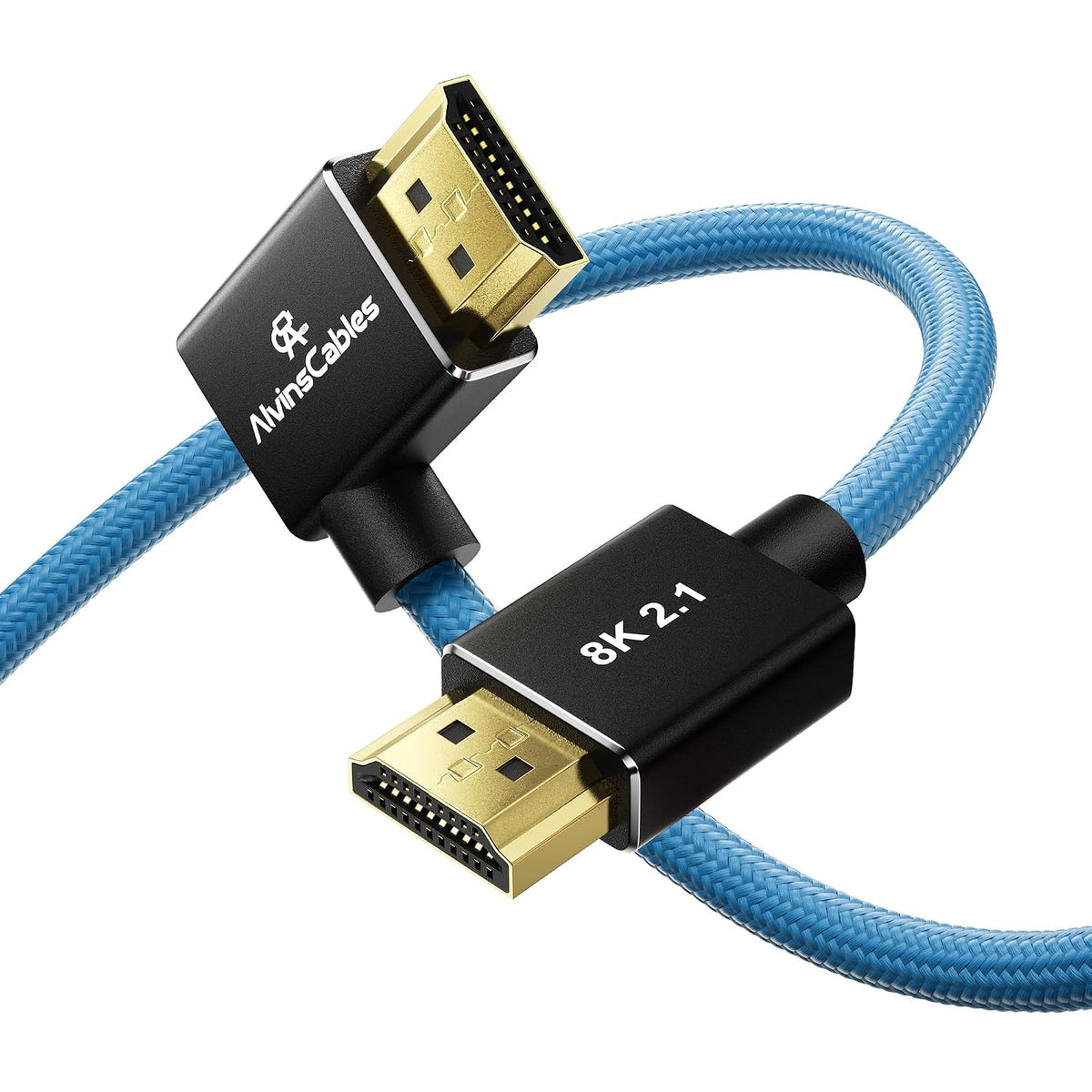 Alvin's Cables 8K Short HDMI 2.1 Cable, 48Gbps Ultra High Speed