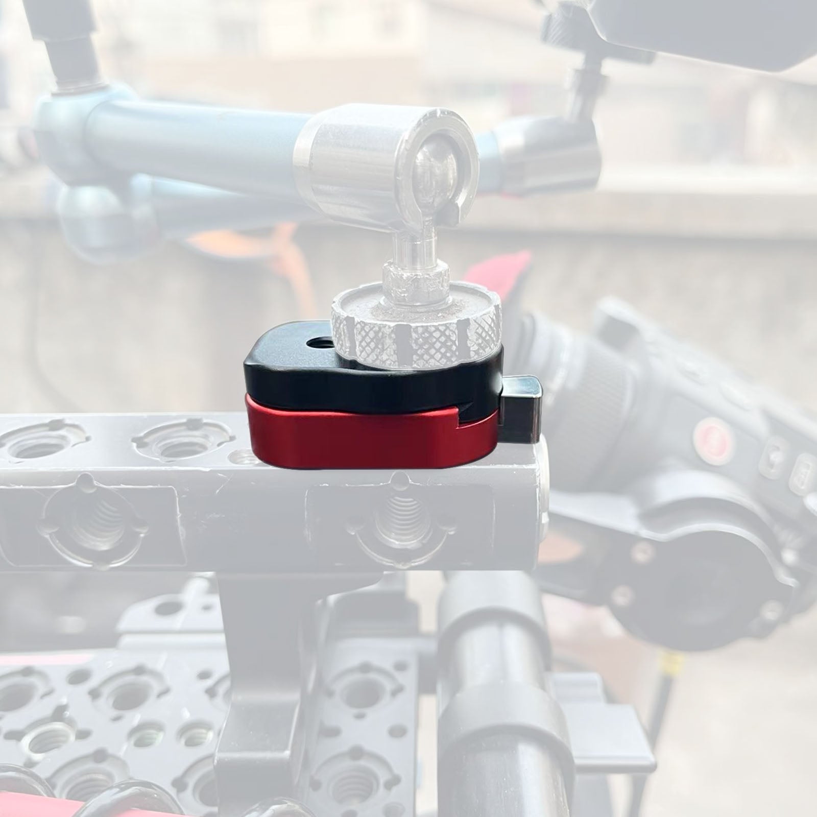 Alvin&#39;s Cables Mini Quick Release Plate Kit with 3/8&quot; 1/4&quot; Screws for Camera, Monitor, Tripod, Stabilizer, Gimbal, Monopods, Magic Arm, Flash Bracket, QR Plate System RED-A0122