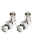 Alvin's Cables Right Angle BNC Connectors for HD SDI BNC Cable One Set