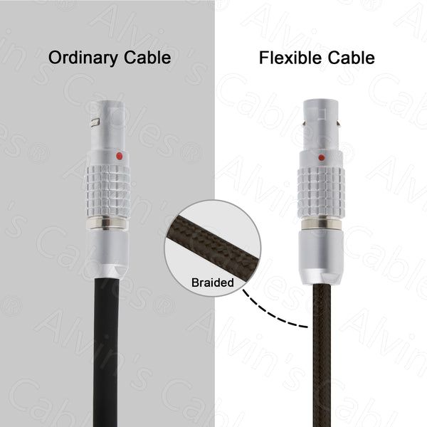 Alvin's Cables Flexible 2 Pin Male to 2pin Cable Power Teradek Bond via ARRI Alexa Camera