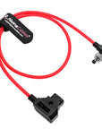 Alvin's Cables Dtap to Locking DC 2.1 Cable, Atomos Ninja Dtap Power Cable Right Angle Ultra Soft for Video Devices PIX-E7 PIX-E5 Monitor, for Hollyland Mars 400s 60cm|23.6in