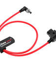 Alvin's Cables Dtap to Locking DC 2.1 Cable, Atomos Ninja Dtap Power Cable Right Angle Ultra Soft for Video Devices PIX-E7 PIX-E5 Monitor, for Hollyland Mars 400s 60cm|23.6in