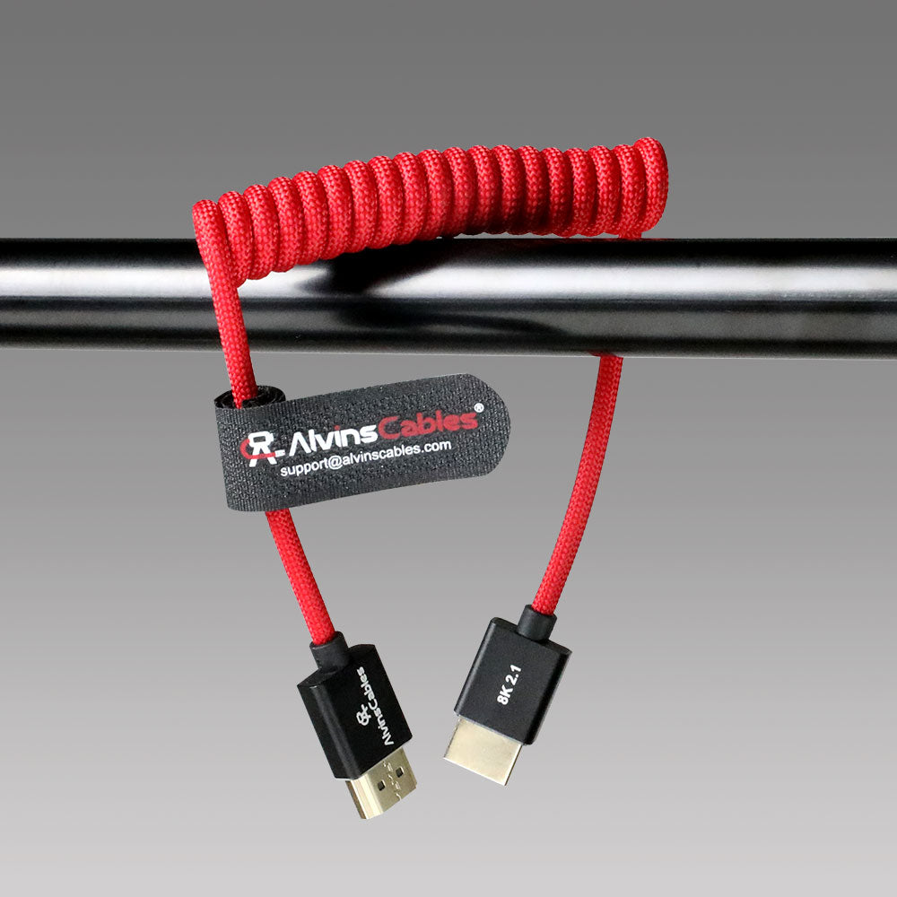 Alvin’s Cables 8K 2.1 Full HDMI Cable for Atomos Ninja-V 4K-60P Record from Z-CAM for Canon-C70, for Sony A7S3,A9,A74