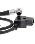 Alvin's Cables Zacuto Kameleon EVF Power Cable Right Angle 4 Pin to D tap