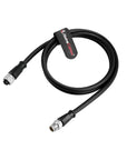 Alvin's Cables M12 X-Code 8 Pin Male to Female Ethernet Cable Cat6a Shielded for Cognex Basler Keyence Industrial Camera High Flex Drag-Chain
