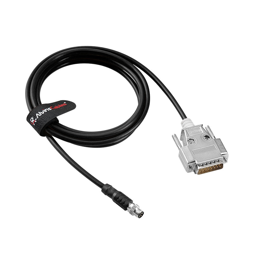 Alvin's Cables Cognex CCB-M8DSIO-00 M8 5-Pin B-Code to DB15 I/O Cable, High Flex Drag Chain, for Cognex in-Sight 8000 /Micro Series Industrial Vision System