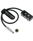 Alvin's Cables Run Stop Power Cable for ARRI Alexa Mini LF RS 3 Pin to RS 3 Pin and 2×2 Pin 1 to 3 Power Splitter Box for ARRI Alexa RED Teradek