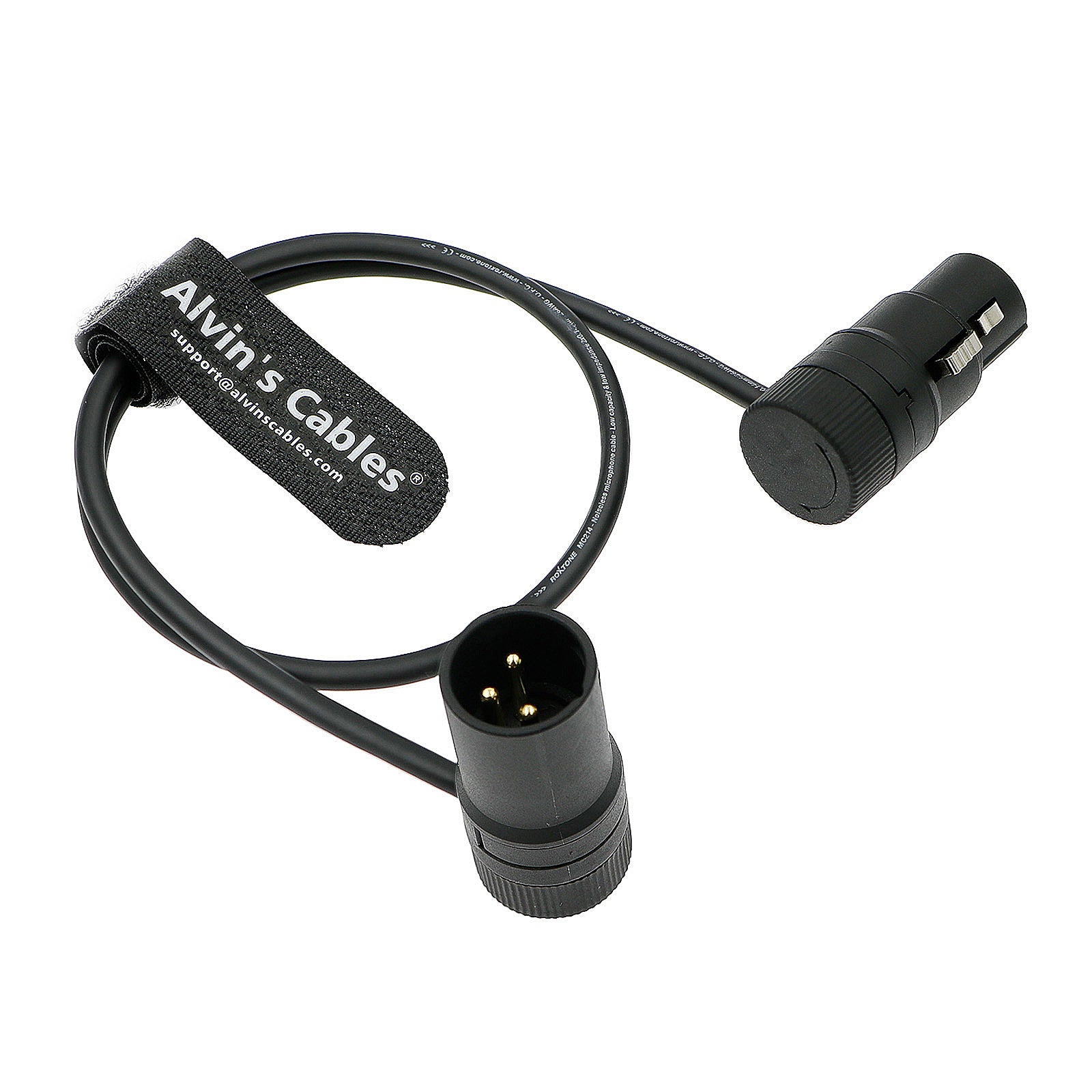 Alvin's Cables Rotatable Low-Profile XLR 3 Pin Male to Female Cable Or ...