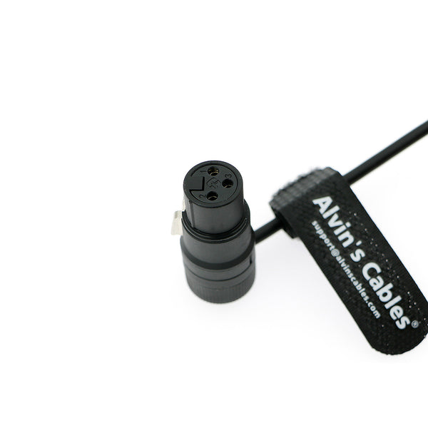 Alvin's Cables Rotatable Low-Profile XLR 3 Pin Male to Female Cable Original Connector Balanced Microphone Audio Cord