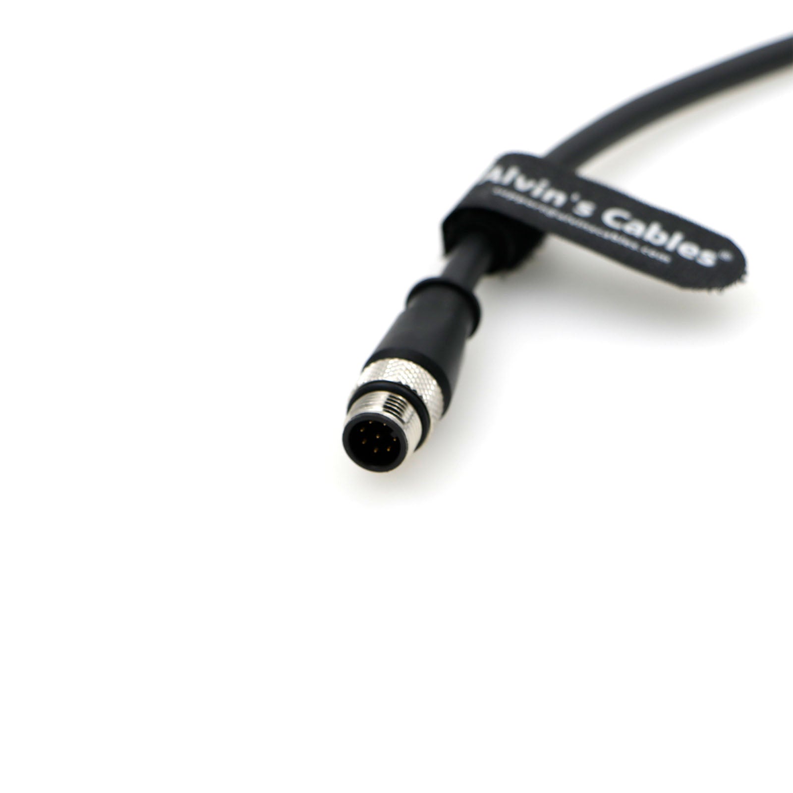 Alvin&#39;s Cables M12 8-pin Male A-Code to RJ45 Ethernet Cable Shielded Cable for Cognex Industrial Camera