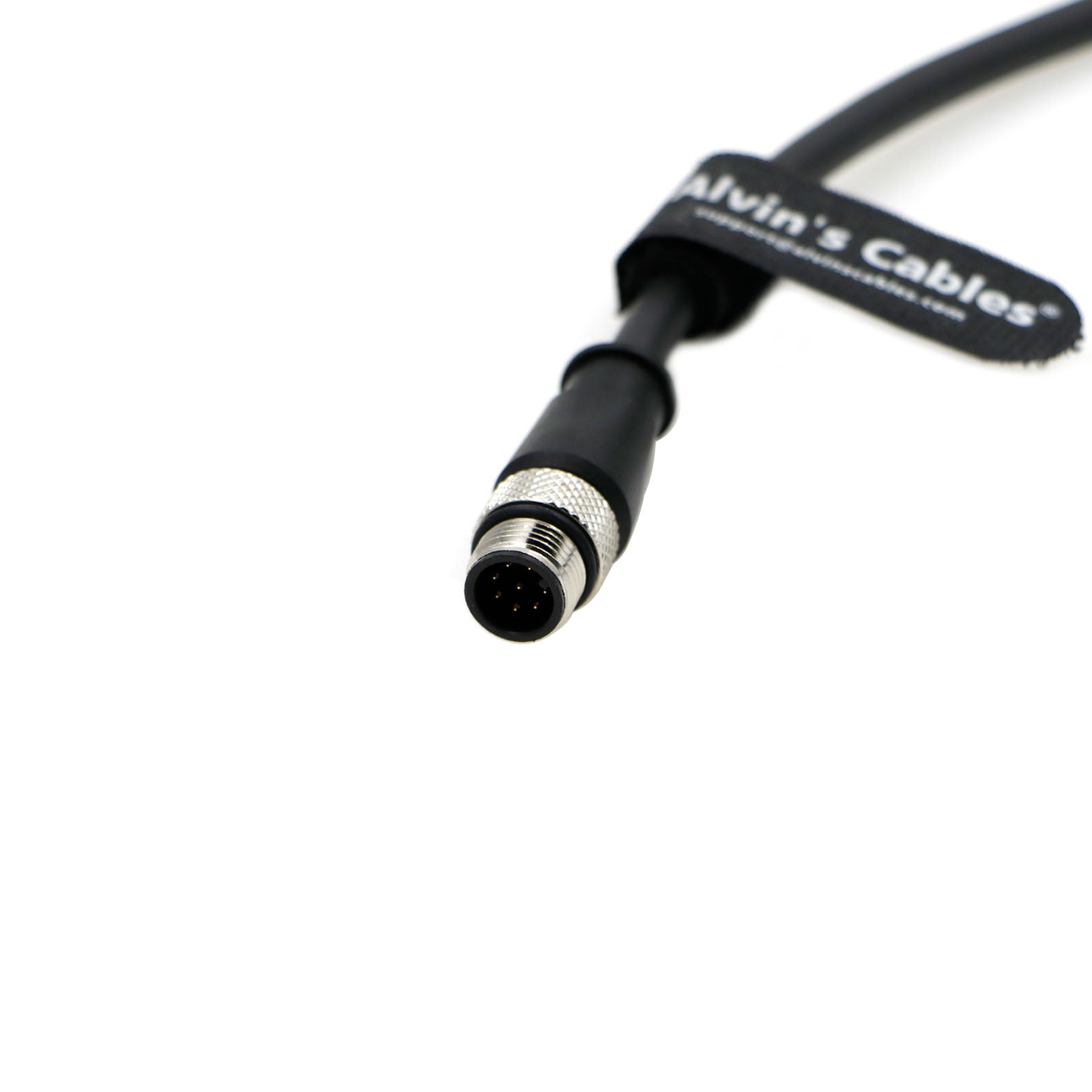 Alvin&#39;s Cables M12 8-pin Male A-Code to RJ45 Ethernet Cable Shielded Cable for Cognex Industrial Camera