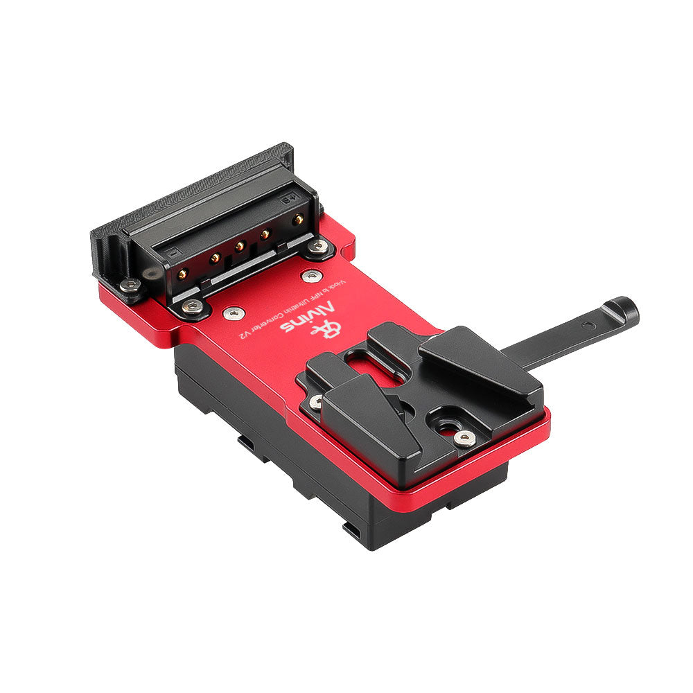 Alvins NP-F to V-Mount Power Adapter Converter with Display &amp; USB-C PD 36W IN OUT for Sony F550/F750/F970 L Series, for Atomos Shinobi Shogun Ninja V, Hollyland Pyro S, ACCSOON, Vaxis, Neewer LED Light