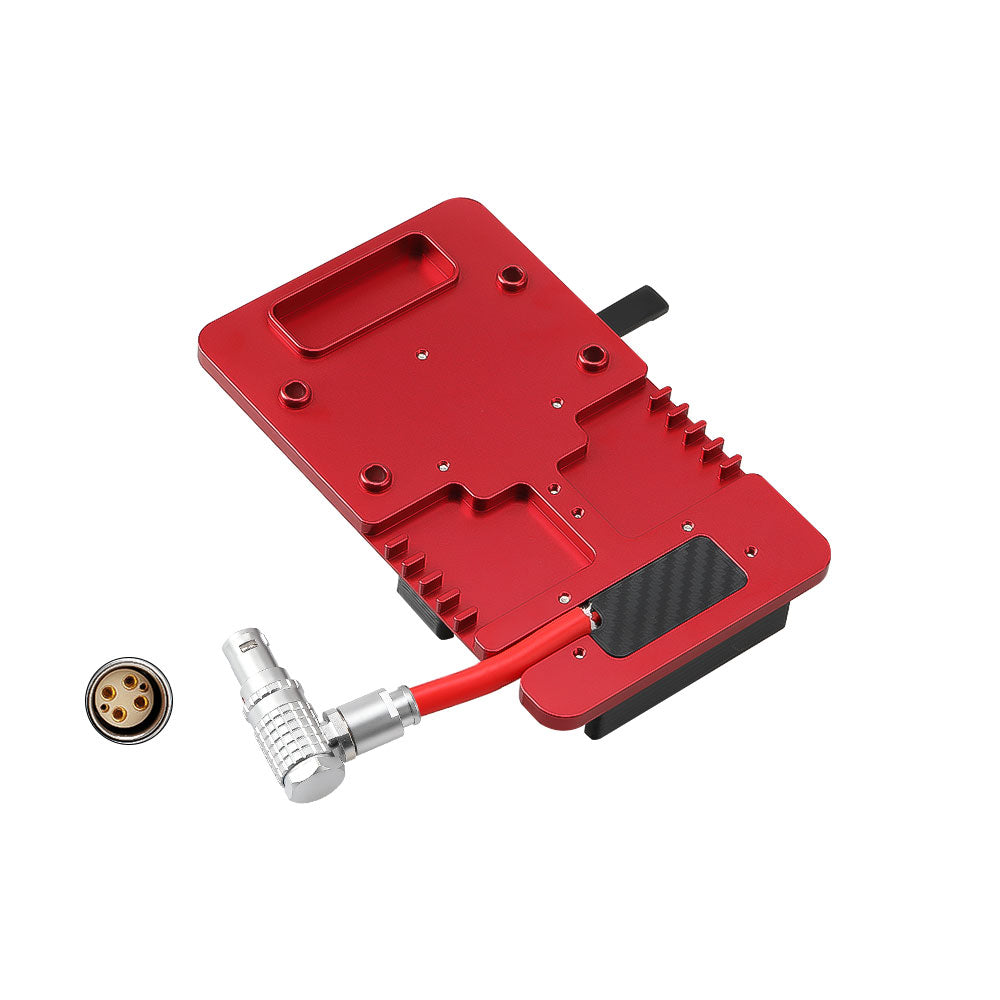 SZRMCC V Mount V-Lock Batterij Plaat voor DJI Ronin 4D Camera met 6 Pin SZRMCC V Mount V-Lock Batterij Plaat voor DJI Ronin 4D Camera met 6 Pin