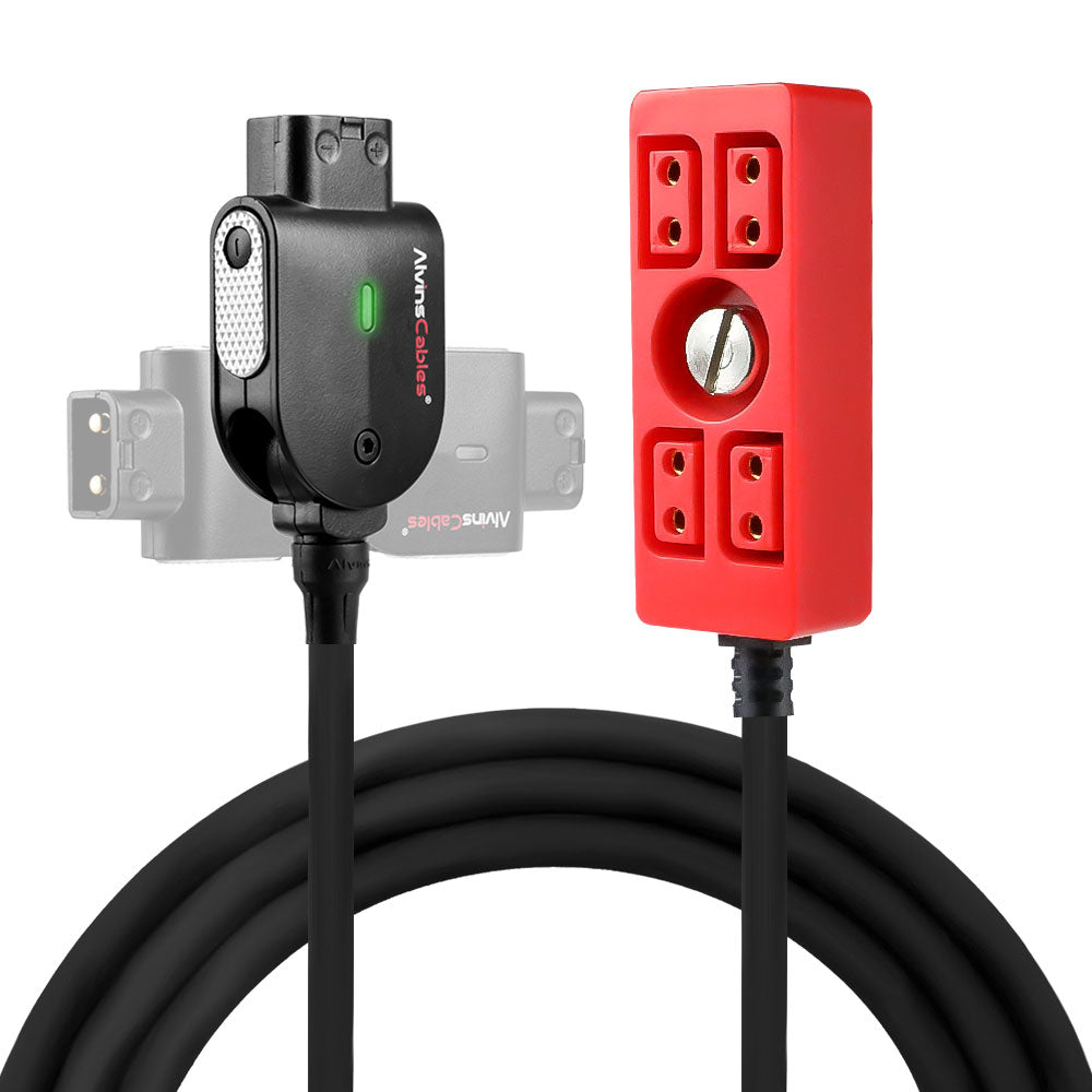 Alvin's Cables Smart D-tap Power Splitter Cable, Dtap Male to 4
