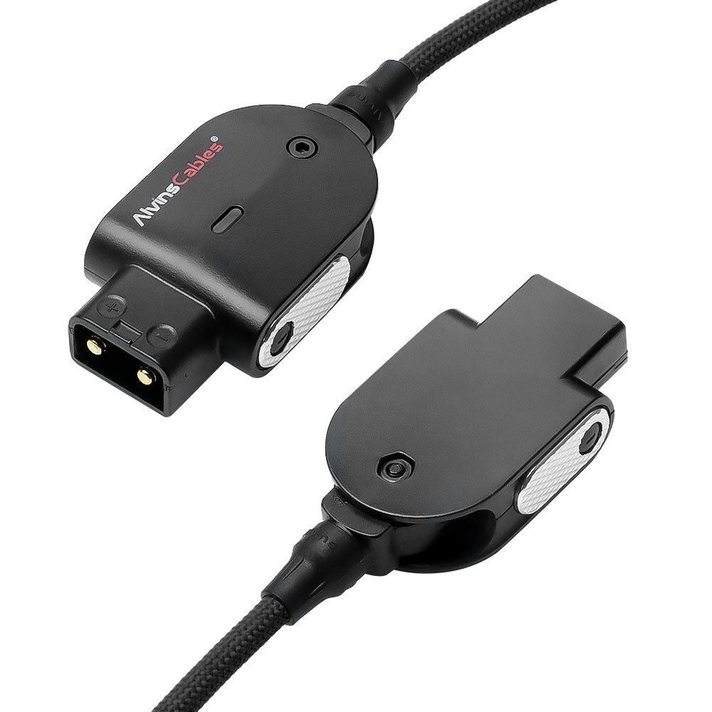 Alvin&#39;s Cables Smart D-tap Splitter Cable, Soft Braided Dtap Male to 4 Port Dtap Female Power Cable for ARRI RED Teradek SmallHD SmallRig for V-Mount Battery