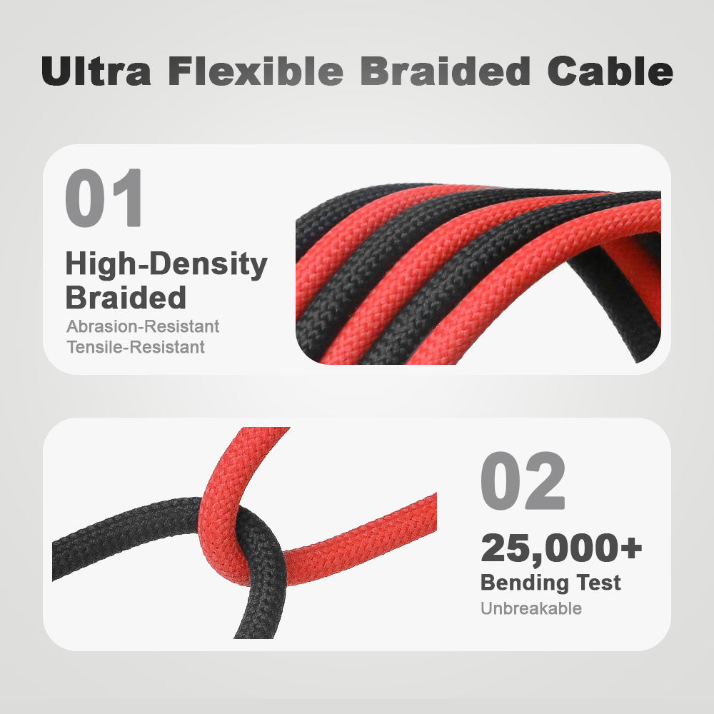 Alvin&#39;s Cables Smart D-tap Splitter Cable, Soft Braided Dtap Male to 4 Port Dtap Female Power Cable for ARRI RED Teradek SmallHD SmallRig for V-Mount Battery